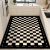 The floor mat can be fully wiped to cover the balcony, waterproof and stain-resistant floor leather carpet, kitchen leather oil-resistant and non-washable floor mat Specification image